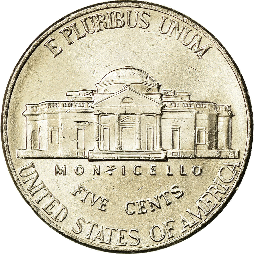 Munten, Verenigde Staten, Jefferson Nickel, 5 Cents, 2003, U.S. Mint, Denver