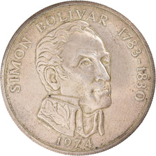 Coin, Panama, 20 Balboas, 1974, U.S. Mint, AU(55-58), Silver, KM:31