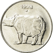Moneda, INDIA-REPÚBLICA, 25 Paise, 1998, SC, Acero inoxidable, KM:54