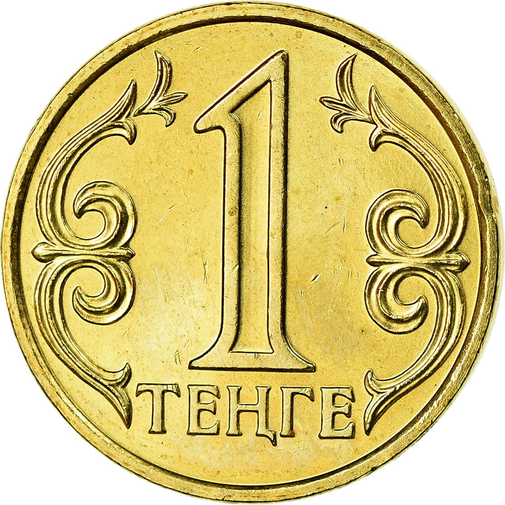Moeda, Cazaquistão, Tenge, 2004, Kazakhstan Mint, MS(63), Níquel-Latão, KM:23