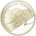 Moneda, Francia, Alpine skiing, 100 Francs, 1989, BE, EBC+, Plata, KM:971