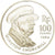 Moneda, Francia, Churchill, 100 Francs, 1994, BE, FDC, Plata, KM:1037