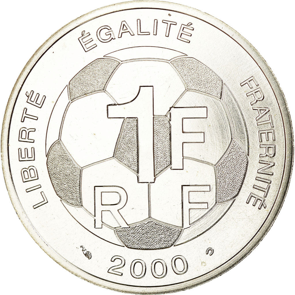 Coin, France, Football - Double victoire, Franc, 2000, Paris, BU, MS(65-70)