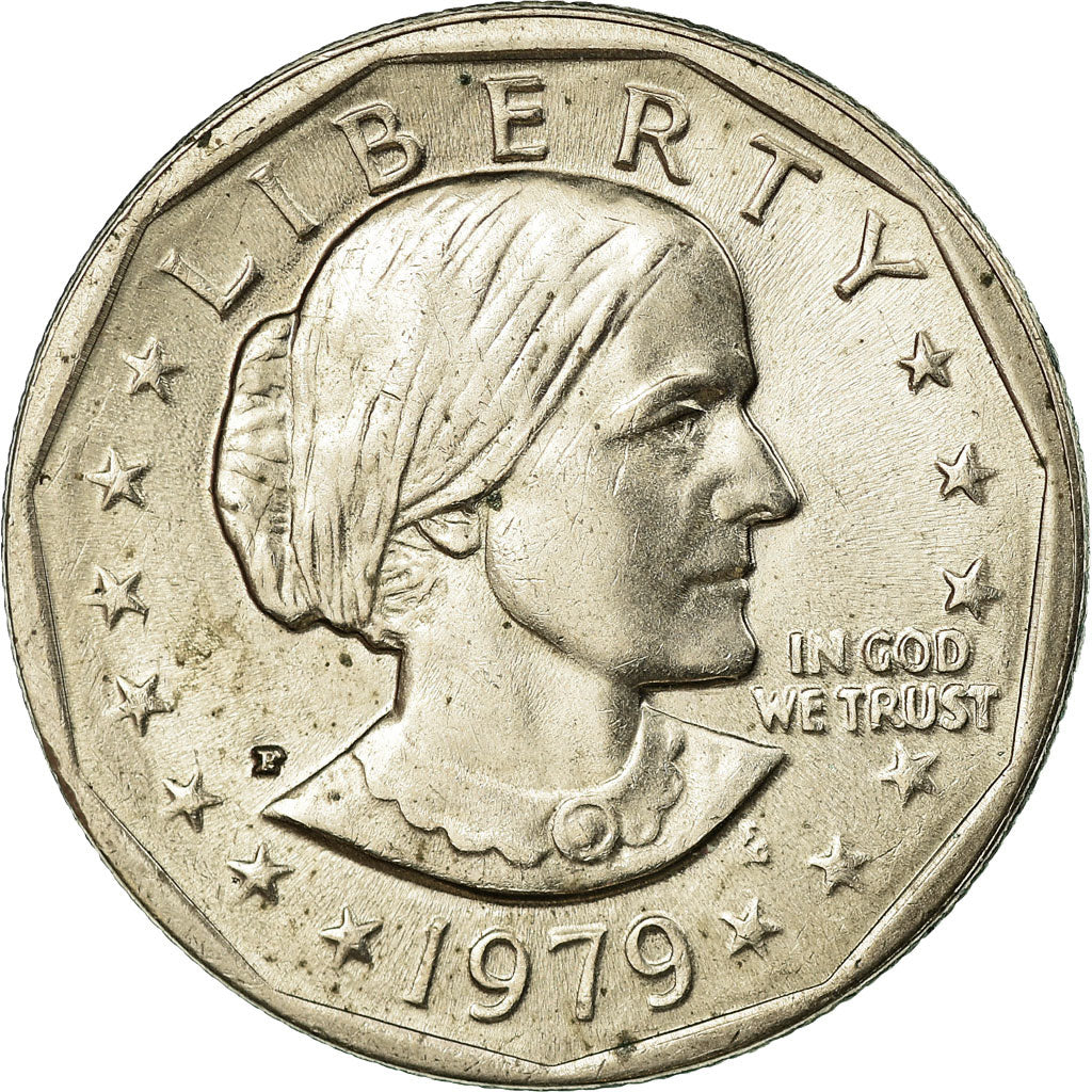 Coin, United States, Susan B. Anthony Dollar, Dollar, 1979, U.S. Mint