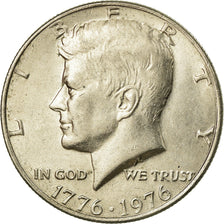 Coin, United States, Kennedy Half Dollar, Half Dollar, 1976, U.S. Mint