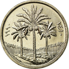 Coin, Iraq, 50 Fils, AH1410/1990, MS(63), Copper-nickel, KM:128