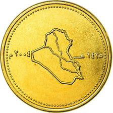 Coin, Iraq, 50 Dinars, 2004 / AH1425, MS(63), Brass plated steel, KM:176