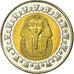 Coin, Egypt, Pound, 2007/AH1428, Cairo, MS(63), Bi-Metallic, KM:940a