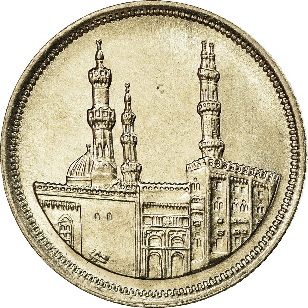 Coin, Egypt, 20 Piastres, 1992/AH1413, MS(63), Copper-nickel, KM:733