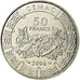 Munten, Staten van Centraal Afrika, 50 Francs, 2006, Paris, UNC-, Stainless