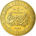 Coin, Central African States, 5 Francs, 2006, Paris, MS(63), Brass, KM:18