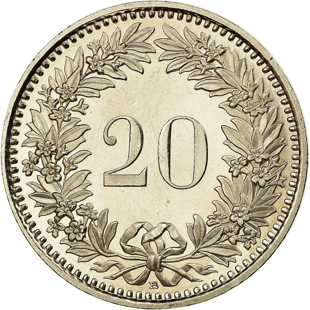 Moneta, Svizzera, 20 Rappen, 2006, Bern, SPL, Rame-nichel, KM:29a