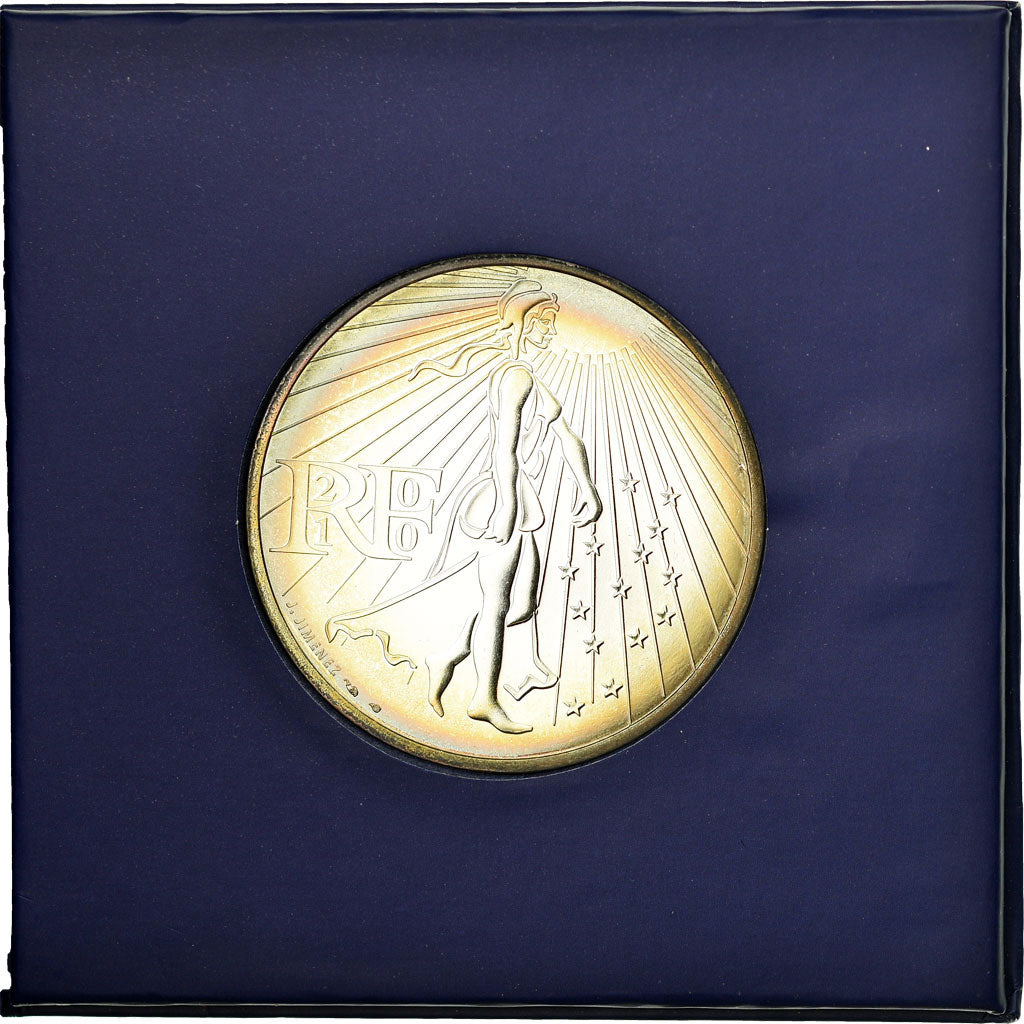 France, 50 Euro, 2010, MS(65-70), Silver, Gadoury:9, KM:1644