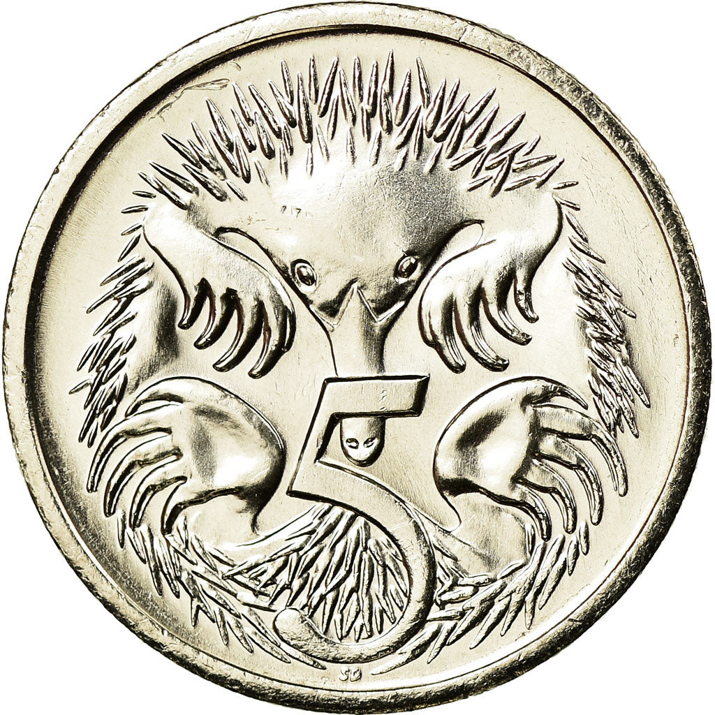 Moeda, Austrália, Elizabeth II, 5 Cents, 2005, MS(63), Cobre-níquel, KM:401