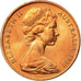 Coin, Australia, Elizabeth II, 2 Cents, 1980, MS(63), Bronze, KM:63