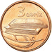 Coin, Azerbaijan, 3 Qapik, Undated (2006), MS(63), Copper Plated Steel, KM:40