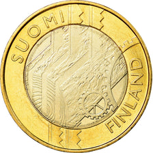 Finlandia, 5 Euro, Provinces - Uusimaa, 2011, Vantaa, AU(55-58), Bimetaliczny