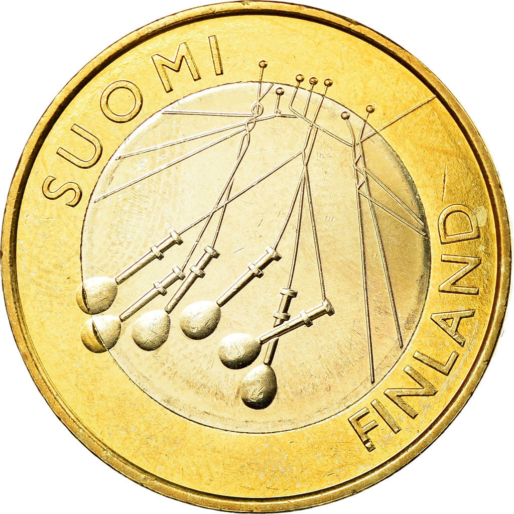 Finlande, 5 Euro, Provinces - Satakunta, 2010, SUP, Bi-Metallic, KM:156