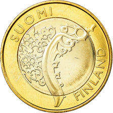 Finlandia, 5 Euro, Provinces - Finland proper, 2011, Vantaa, AU(55-58)