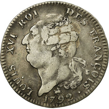 Munten, Frankrijk, Écu de 6 livres françois, ECU, 6 Livres, 1792, Rouen, FR+