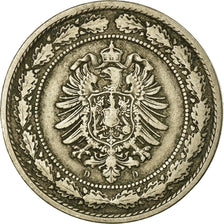 Coin, GERMANY - EMPIRE, Wilhelm I, 20 Pfennig, 1888, Munich, EF(40-45)