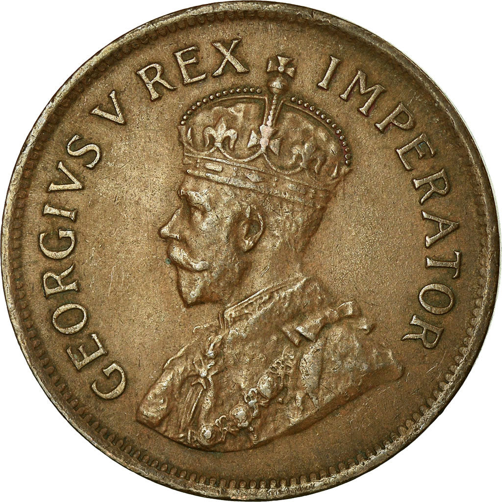 Coin, South Africa, George V, 1/2 Penny, 1929, EF(40-45), Bronze, KM:13.2