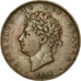 Coin, Great Britain, George IV, 1/2 Penny, 1826, EF(40-45), Copper, KM:692