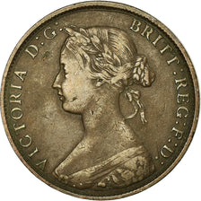 Coin, Great Britain, Victoria, 1/2 Penny, 1862, VF(30-35), Bronze, KM:748.2