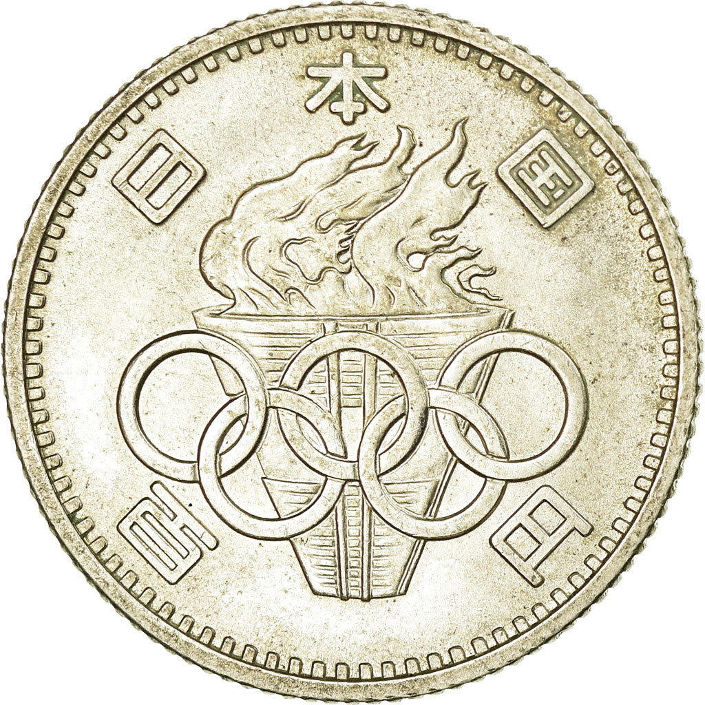 Coin, Japan, Hirohito, 100 Yen, 1964, AU(55-58), Silver, KM:79