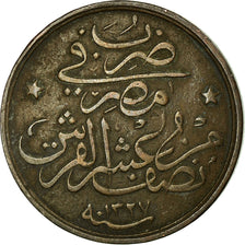 Monnaie, Égypte, Muhammad V, 1/20 Qirsh, 1910/AH1327, Misr, TTB, Bronze, KM:301