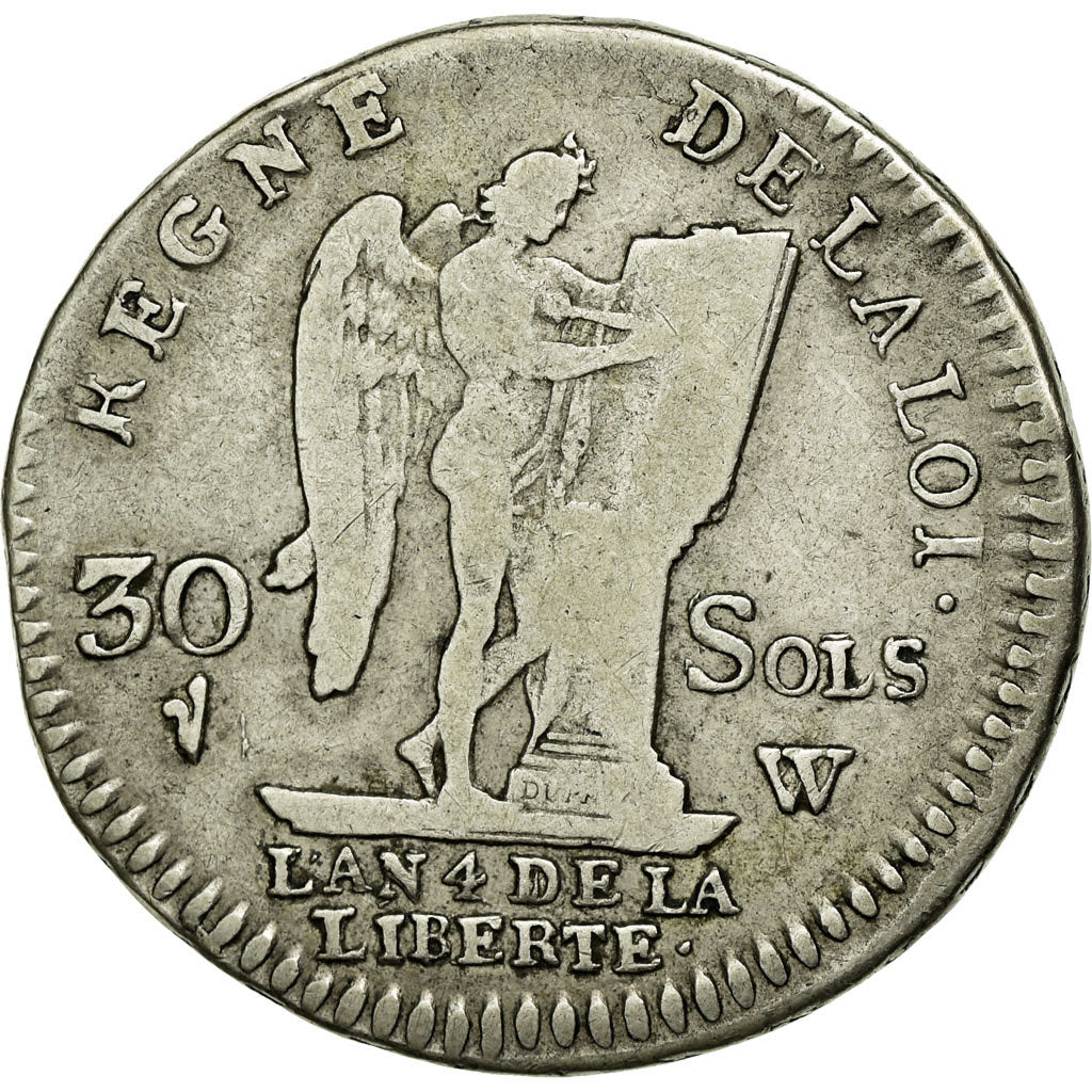 Monnaie, France, Louis XIV, 30 sols françois, 30 Sols, 1792, Lille, TB+
