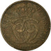Coin, Danish West Indies, Christian IX, 1/2 Cent, 2-1/2 Bit, 1905, Copenhagen