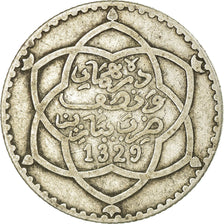 Münze, Marokko, 'Abd al-Hafiz, 1/4 Rial, 2-1/2 Dirhams, 1911/AH1329, bi-Bariz