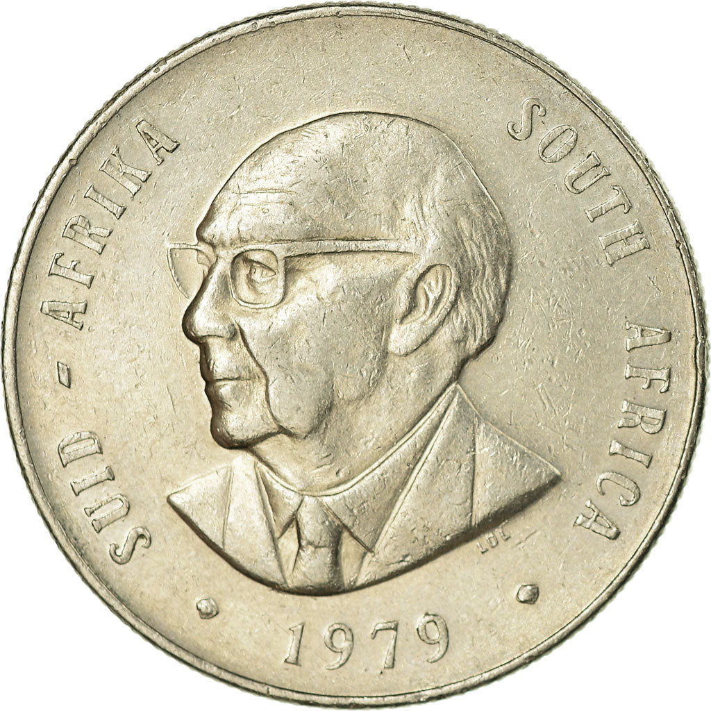 Coin, South Africa, Rand, 1979, EF(40-45), Nickel, KM:104