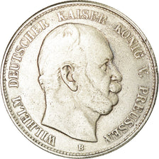 Moeda, Estados Alemães, PRUSSIA, Wilhelm I, 5 Mark, 1876, Vienne, Contemporary