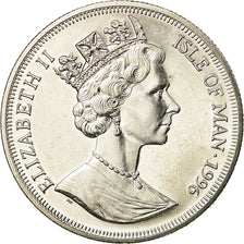 Coin, Isle of Man, Elizabeth II, Crown, 1996, Pobjoy Mint, AU(55-58)