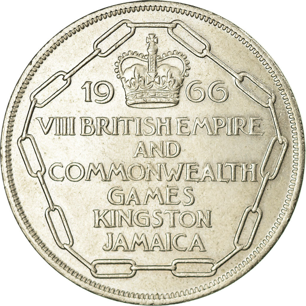 Coin, Jamaica, Elizabeth II, 5 Shilling, Undated (1966), Franklin Mint