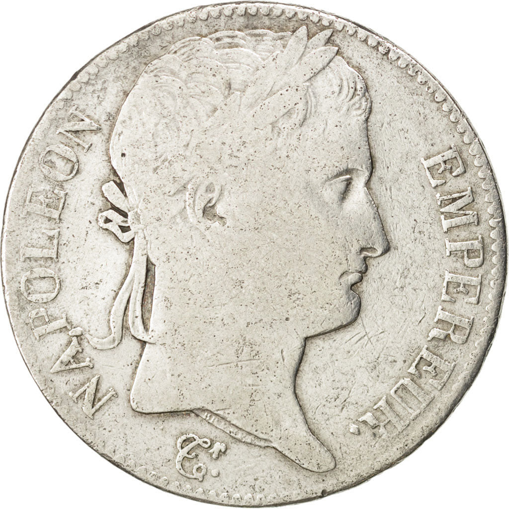 FRANCE, Napoléon I, 5 Francs, 1815, Bayonne, KM #704.5, VF(30-35), Silver, G...