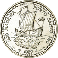 Coin, Portugal, 100 Escudos, 1989, AU(55-58), Copper-nickel, KM:647