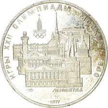 Coin, Russia, 5 Roubles, 1977, Saint-Petersburg, Proof, EF(40-45), Silver