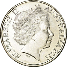 Moneda, Australia, Elizabeth II, 20 Cents, 2011, EBC, Cobre - níquel, KM:1566