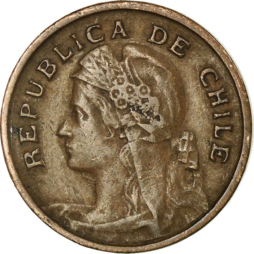 Moneda, Chile, Centavo, 1904, Santiago, BC+, Cobre, KM:161.1