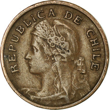 Moneda, Chile, Centavo, 1904, Santiago, BC+, Cobre, KM:161.1