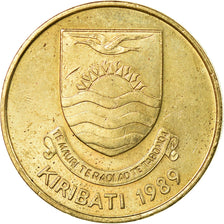 Moneda, Kiribati, 2 Dollars, 1989, British Royal Mint, MBC, Níquel - latón
