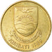 Moneda, Kiribati, 2 Dollars, 1989, British Royal Mint, MBC, Níquel - latón