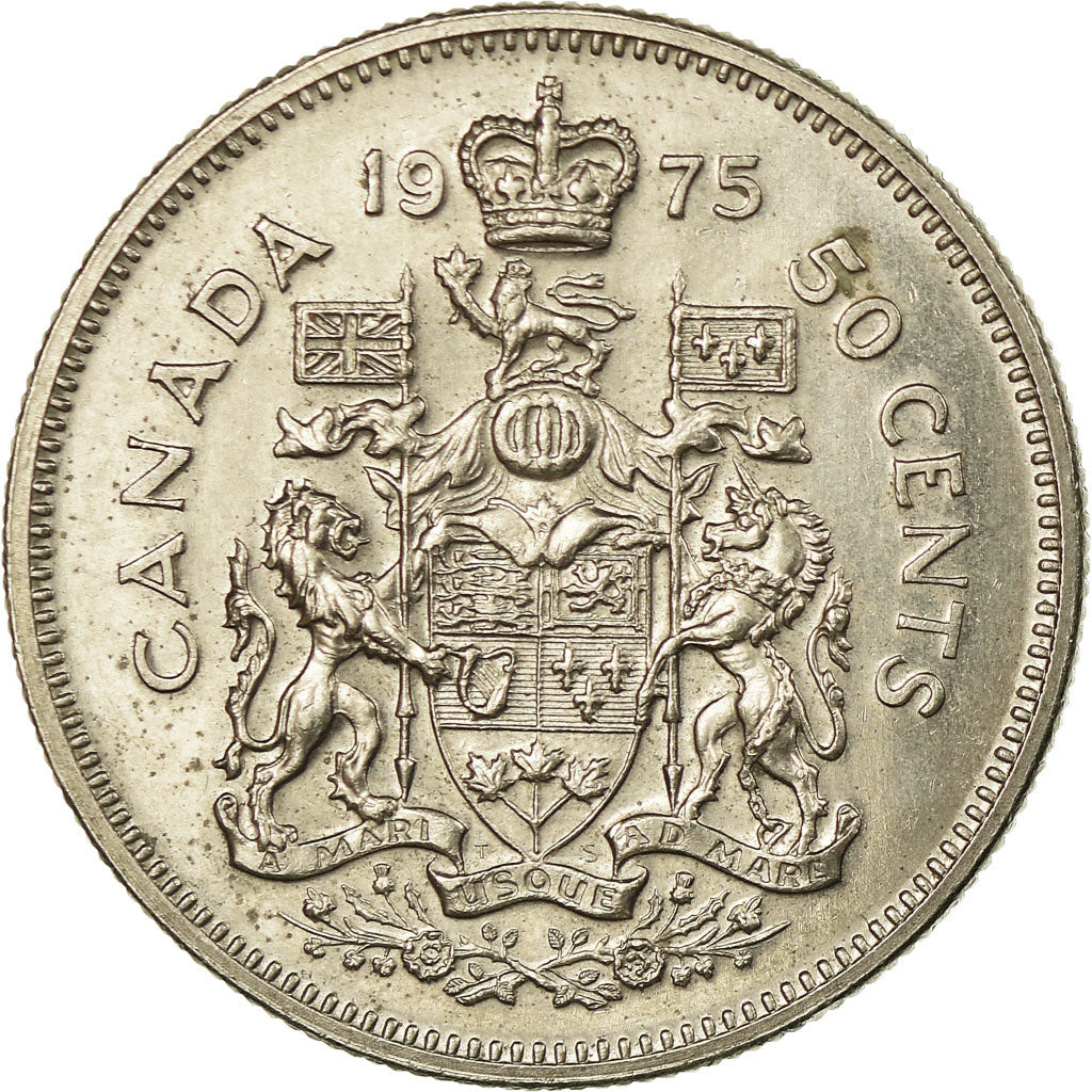 Münze, Kanada, Elizabeth II, 50 Cents, 1975, Royal Canadian Mint, Ottawa, SS