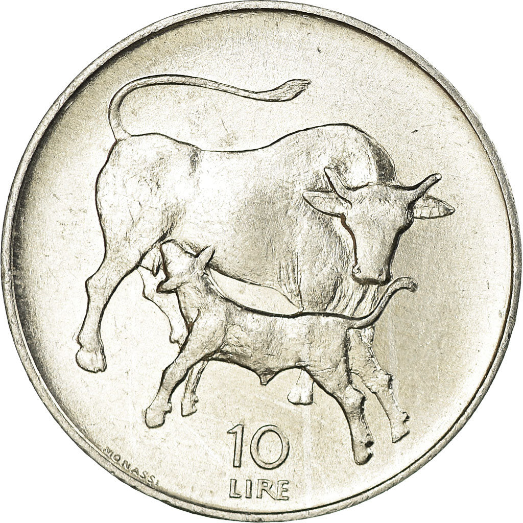 Moneta, San Marino, 10 Lire, 1972, Rome, SPL, Alluminio, KM:17