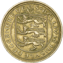 Coin, Guernsey, Elizabeth II, 10 New Pence, 1970, Heaton, EF(40-45)