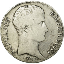 Moneta, Francia, Napoléon I, 5 Francs, 1806, Limoges, MB, Argento, KM:673.6