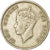 Moneda, Mauricio, George VI, 1/4 Rupee, 1951, MBC, Cobre - níquel, KM:27